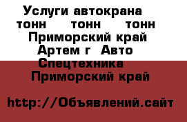 Услуги автокрана 50 тонн, 25 тонн, 14 тонн - Приморский край, Артем г. Авто » Спецтехника   . Приморский край